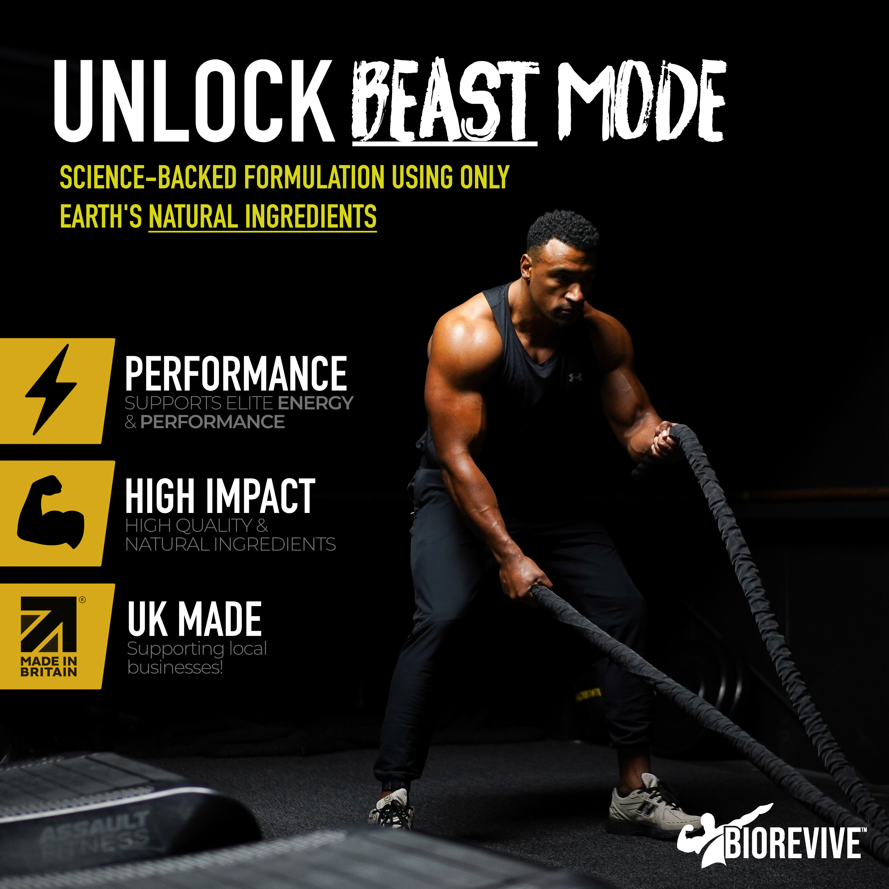 BEDROCK | Energy, Strength & Performance Support